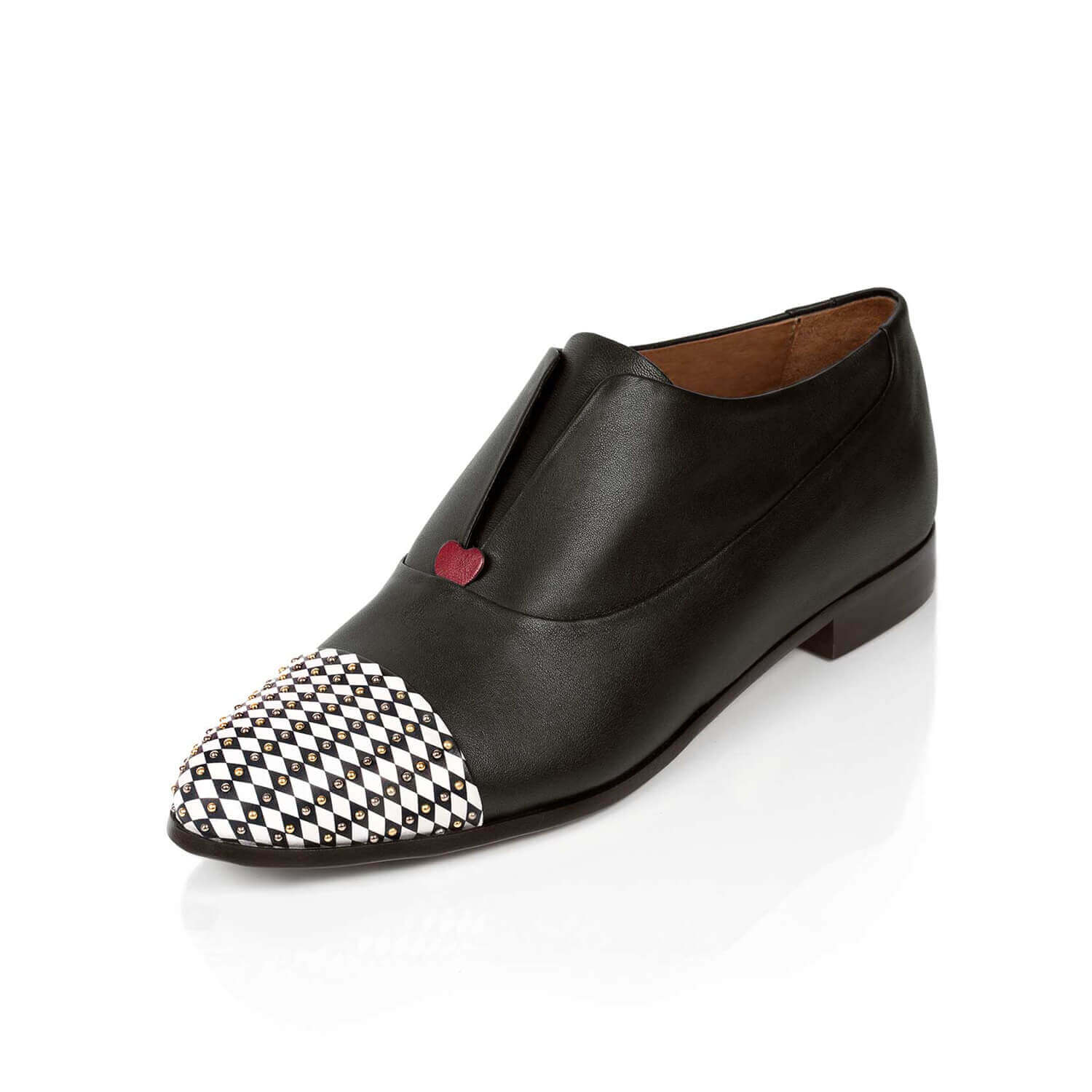 Gaia - Oxford Shoe For Women In Black - Mastra Ma' Luxury Shoes